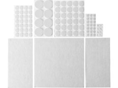STAYER белые, самоклеящиеся, 98 шт, набор мебельных накладок (40917-H98)