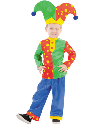 Карнавальный костюм детский Шут Гороховый