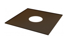 Лист проходки TMF 680х680 ф220, черная бронза