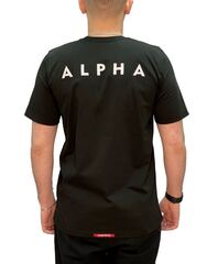 Футболка Alpha Industries Reflective Small Logo Black (Черная)