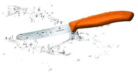 Нож Victorinox с волнистым лезвием, оранжевый (6.7836.L119)