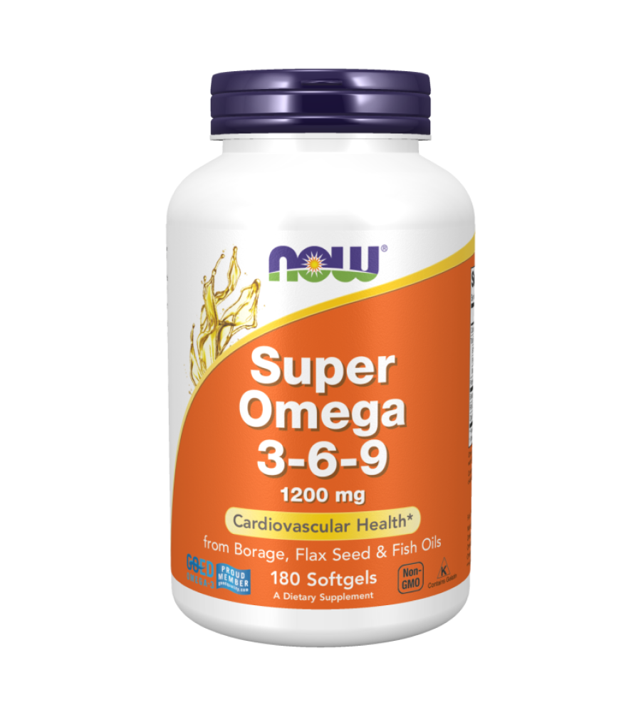 Супер Омега 3-6-9, Super Omega 3-6-9 1200мг, Now Foods, 180 капсул купить  по выгодной цене в Москве со скидками | Велнес маркет Pure-Store