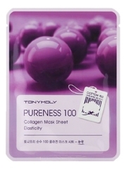 TONYMOLY   Очищающая тканевая маска для лица с коллагеном PURENESS 100 Collagen Mask Sheet  20 мл