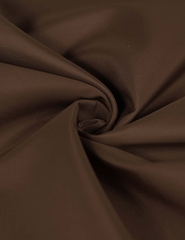 Ткань плащевая на флисе клетка, 270 гр/м2, 150 см, каштановый