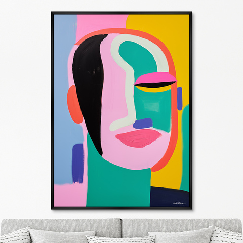 ArtNoMore - Репродукция картины на холсте The Mask collection, No 9, 2024г.