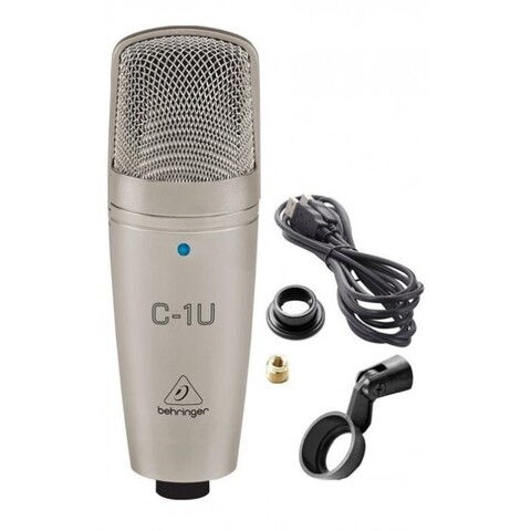 Behringer C-1U - Конденсаторный микрофон со встроенным USB аудиоинтерфейсом