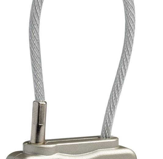 Pacsafe ProSafe 800 TSA Accepted 3-Dial Cable Lock Silver