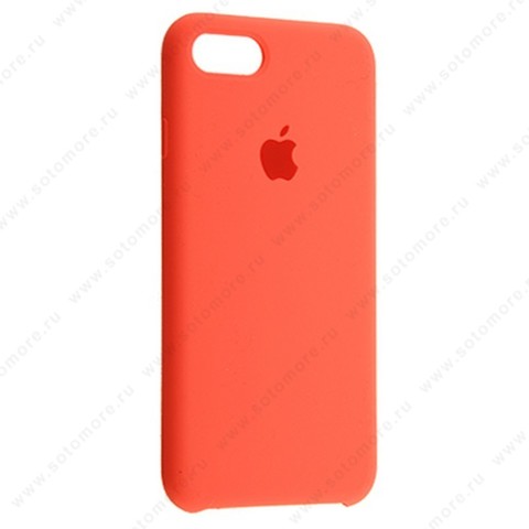 Накладка Silicone Case для Apple iPhone 8 Plus/ 7 Plus ярко-розовый