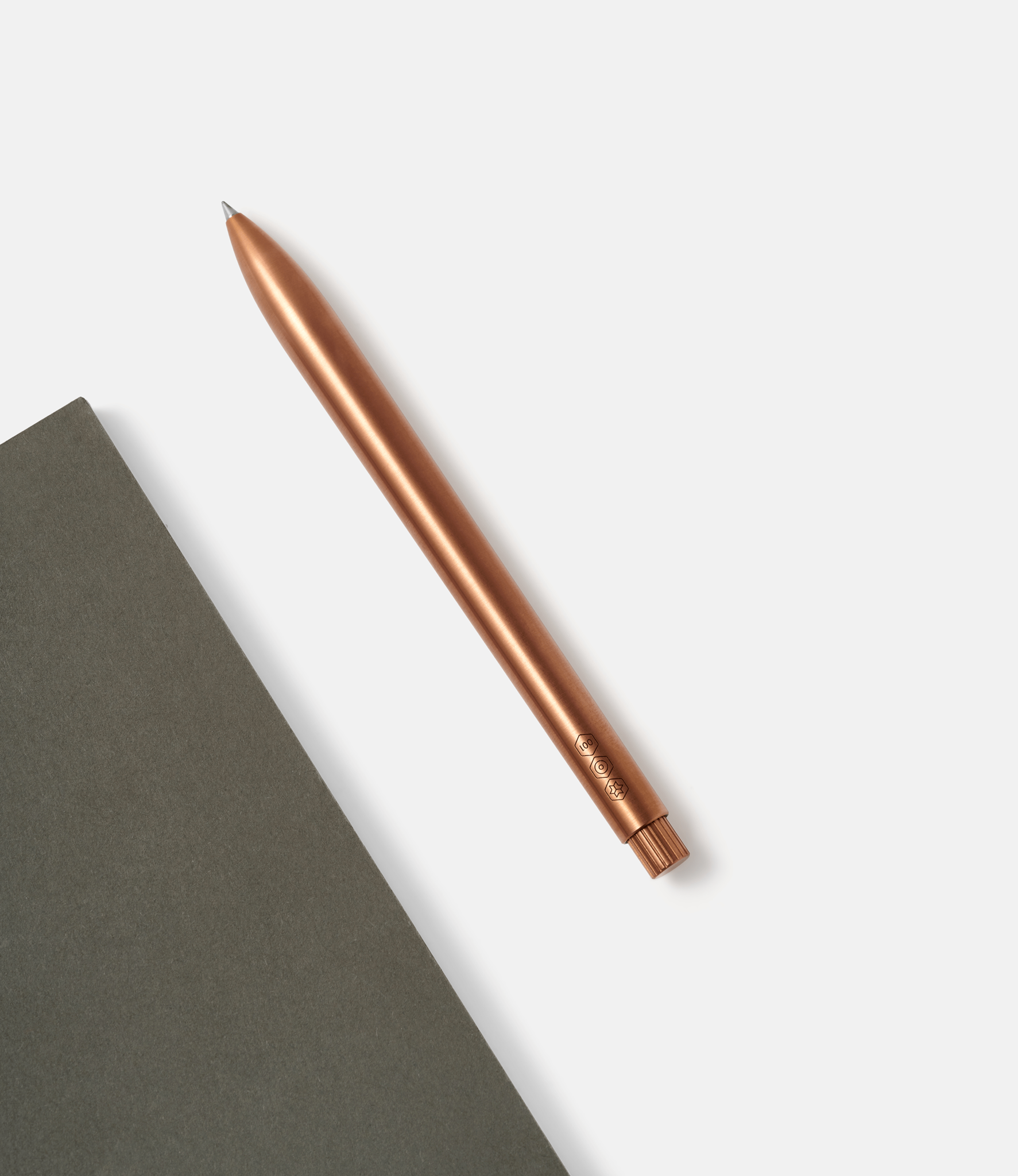 Ajoto The Pen Stainless Steel Bronzed — ручка из стали