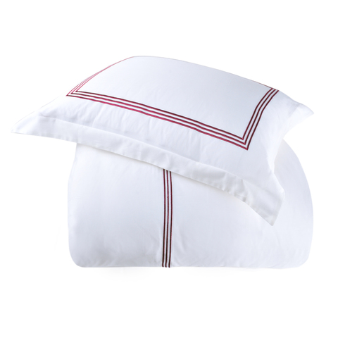 Пододеяльник 200x220 L'appartement Toscana белый с красным