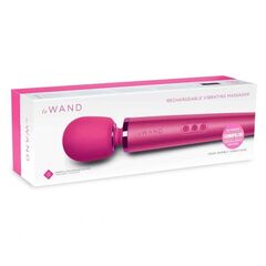 Розовый матовый жезловый вибратор Le Wand с 20 режимами - 