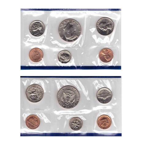 Набор США 1988 (D и P) UNC 2x(5 монет + жетон) в родном конверте. Медно-никель, медь