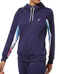 Женская теннисная куртка Australian Double Blaze Jacket - cosmos blue