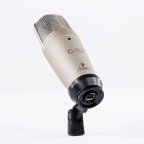 Behringer C-1U - Конденсаторный микрофон со встроенным USB аудиоинтерфейсом