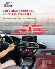 Цифровая панель климата для BMW X3 (2018-2021)/X4 (2019-2021)/ 5 series (2018-2022)/6 series (2017-2021) модель ZF-2025