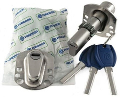 Цилиндр PANDOR 93мм (37х56) шестер. 2+5кл+перекод. с накл (014252) 10 зубьев