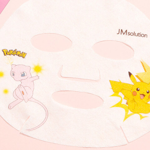 Тканевая маска для лица с аминокислотами Мью JM Solution POKEMON Stamp in Amino Acid Mask, 30 мл