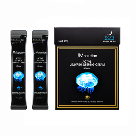 JM Solution Ночная увлажняющая маска с экстрактом медузы - Active Jellyfish Sleeping Cream Prime, 4 мл