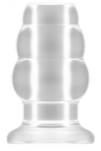 Прозрачная анальная пробка с тоннелем №51 Large Hollow Tunnel Butt Plug 5 Inch - 12,7 см. - Shots Media BV Sono SON051TRA