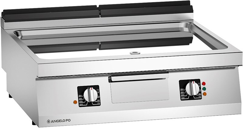 Жарочная поверхность электрическая с 2 зонами нагрева Angelo Po 1S0FT7E