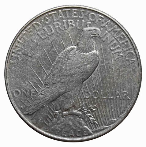 1 доллар 1922 год. (S). США VF (Мирный)