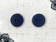 Пуговицы, d 2,5 см, синий
