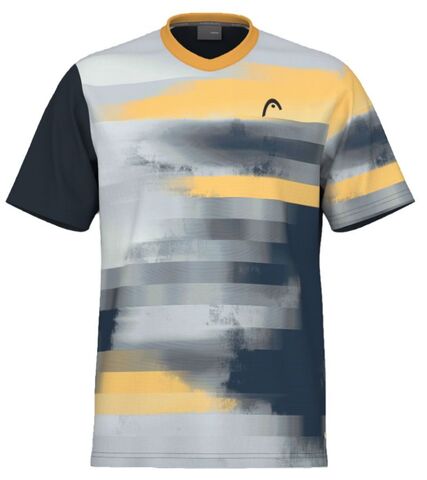 Теннисная футболка Head Topspin T-Shirt - navy/print vision