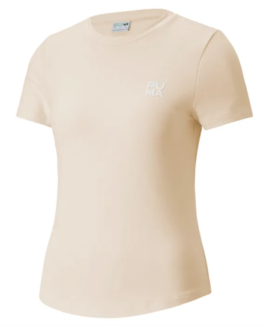 Женская теннисная футболка Puma Infuse Slim Tee - pristine
