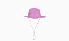 Jacquemus Le Bob Artichaut Large Brim Bucket Hat "Lilac"