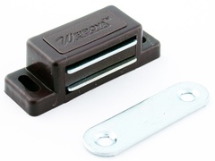 Магнитная защёлка малая коричневая (50)