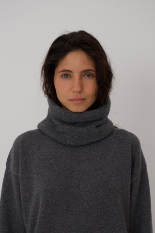 Снуд из кардной шерсти ягнёнка 100%