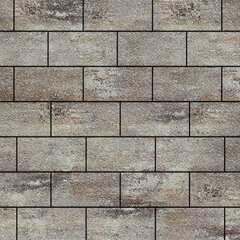 Тротуарная плитка Грас, 80 мм, ColorMix Берилл, native