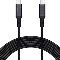 Кабель Aukey USB TypeC (M) черный