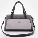 Сумка Саломея 130 мульти итальянский серо-черный