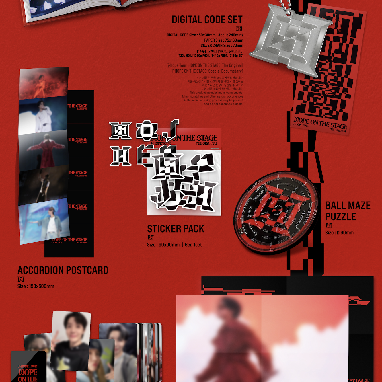 Купить Набор j-hope - Tour 'HOPE ON THE STAGE' The Original