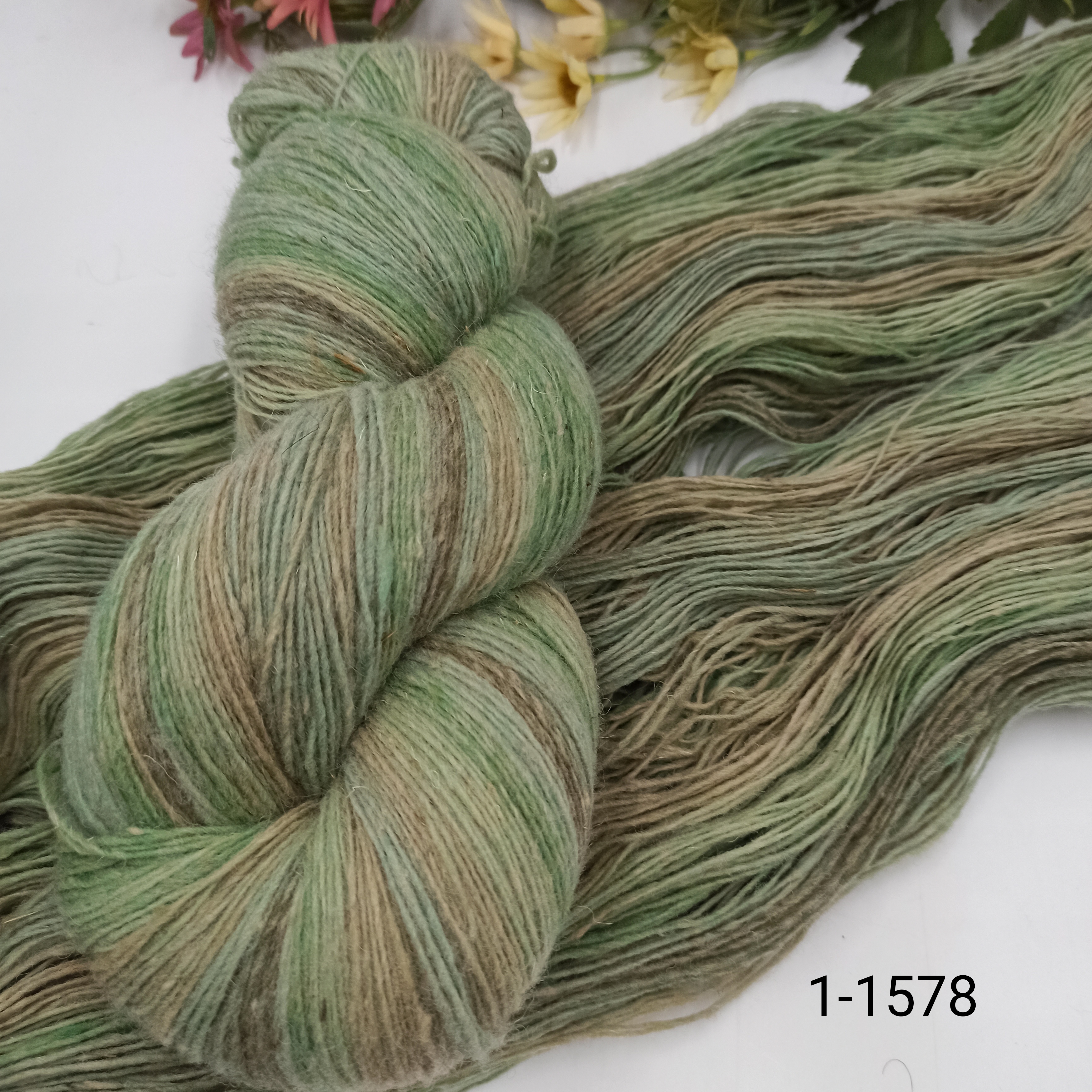 Дундага 6/1 шерсть секционного окрашивания 01-1578 420м/100гр