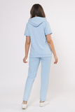 Костюм для беременных и кормящих  15878 небесно-голубой