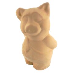 
          Копилка-раскраска, керамическая, 22 см, "Хрюша Бублик в штанах", заготовка, подарочная коробка