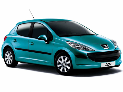 Чехлы на Peugeot 207 хетчбек 2006–2013 г.в.