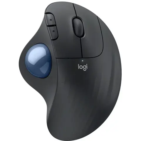 Трекбол Logitech M575S черный оптическая 2000dpi беспров. BT/Radio USB2.0 (910-007035)