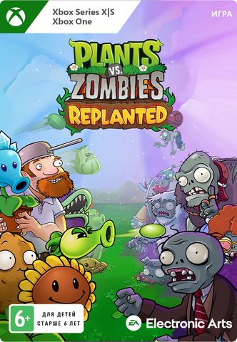 Plants vs. Zombies: Replanted (цифровая версия) (Xbox One + Xbox Series X|S) (WW)