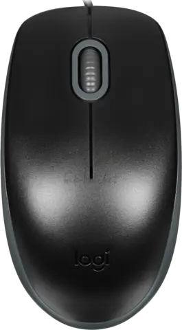 Мышь проводная Logitech M110 Silent Black (USB, оптическая, 1000 dpi) (910-005502)