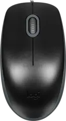 Мышь проводная Logitech M110 Silent Black (USB, оптическая, 1000 dpi) (910-005502)