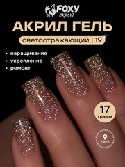 АКРИЛ-ГЕЛЬ СВЕТООТРАЖАЮЩИЙ FLASH цвет 19, 17 гр.