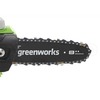 Высоторез/Сучкорез аккумуляторный Greenworks Арт. 1401107, 40V, 20 см, без АКБ и ЗУ — фото 4