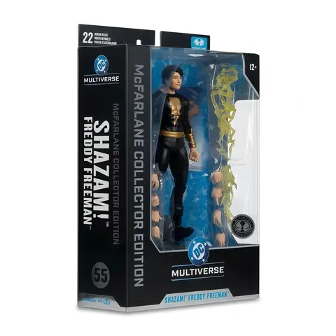 Фигурка Шазам! Фредди Фримен черный McFarlane Platinum Collectors Edition