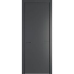 Межкомнатная дверь эмаль Profil Doors 11PA графит глухая