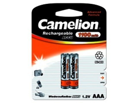 Аккумулятор Camelion AAA 1100 mAh Ni-Mh BL2