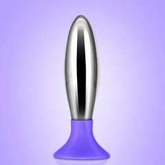 Анальная пробка Bobby от LOVETOY фиолетовый (12,1*3)