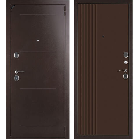 Дверь входная металлическая Стандарт Шоколад